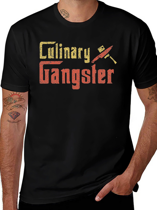 Culinary Gangster Graphic Tee - Foodie T-Shirt