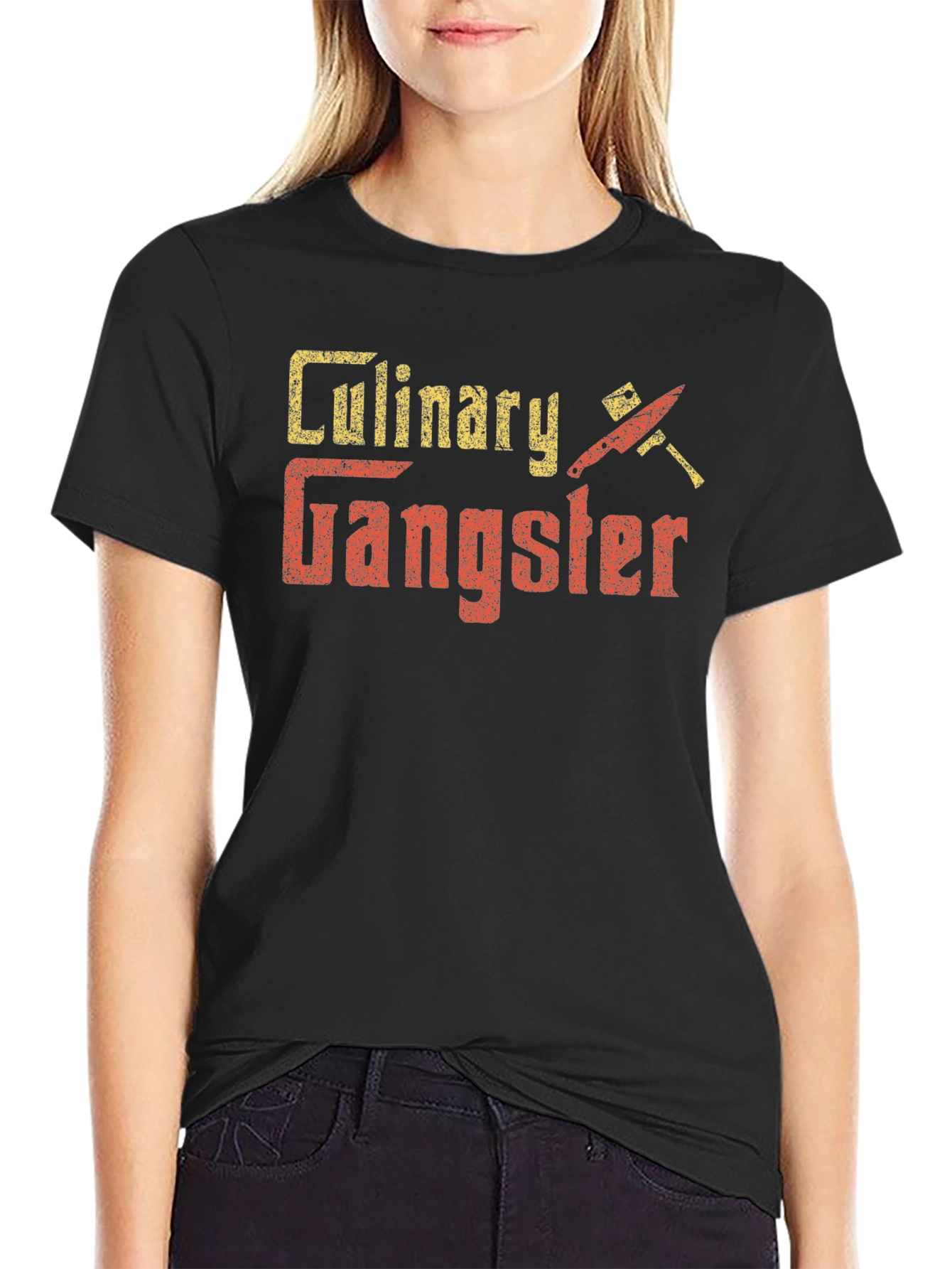 Culinary Gangster Graphic Tee - Foodie T-Shirt