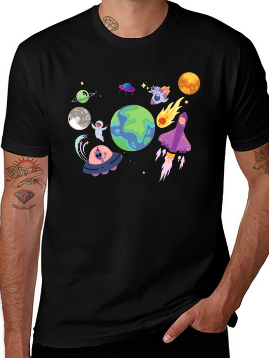 Space Adventure Graphic T-Shirt