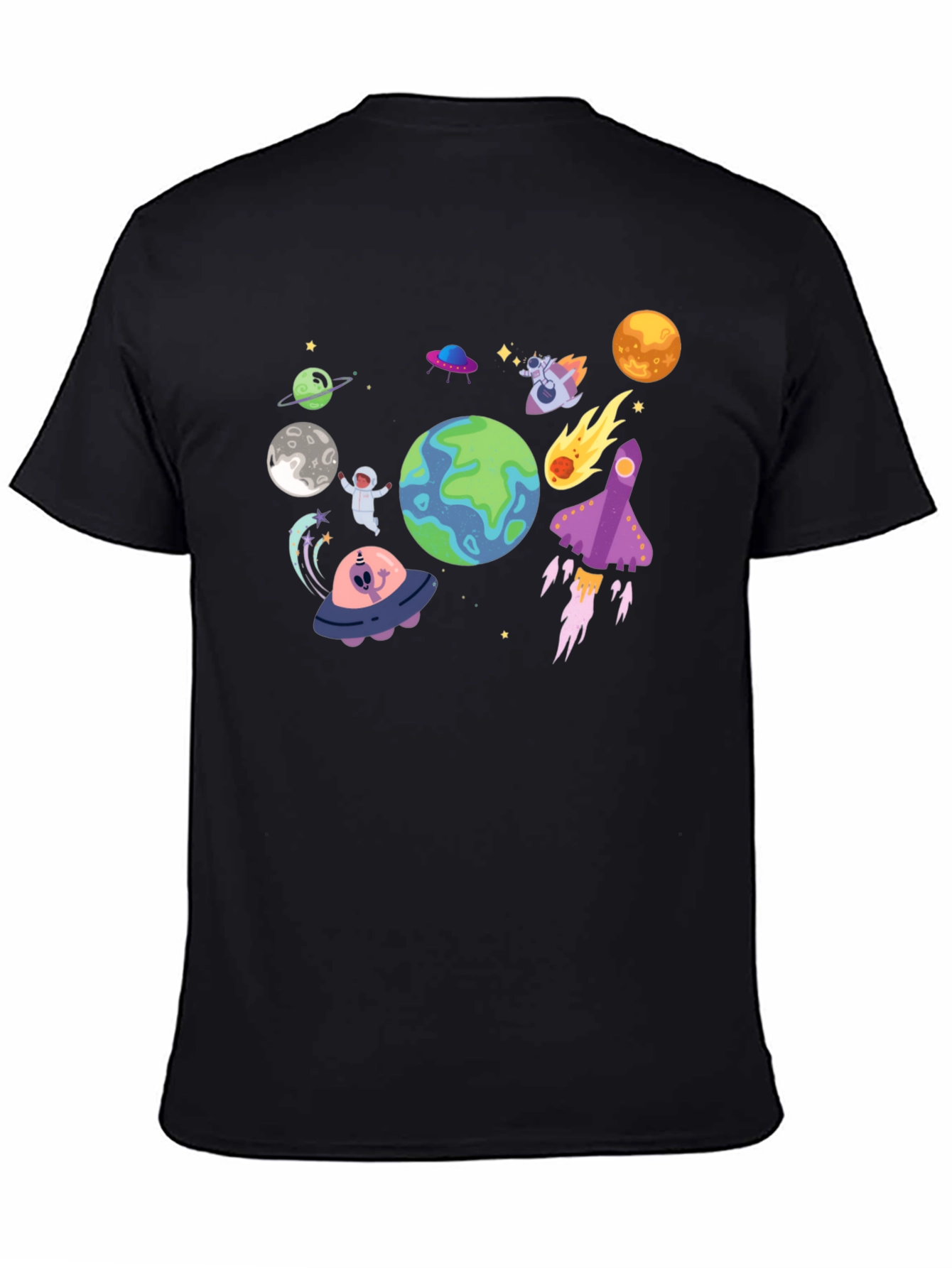 Space Adventure Graphic T-Shirt