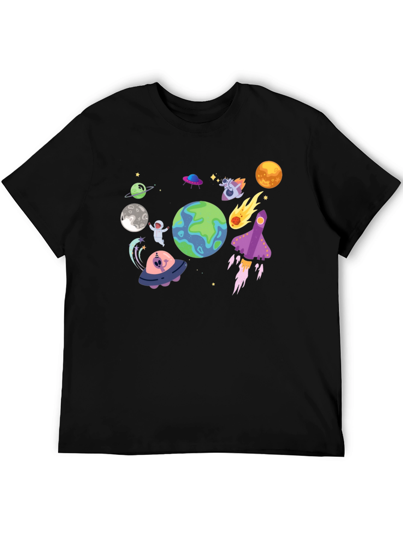 Space Adventure Graphic T-Shirt