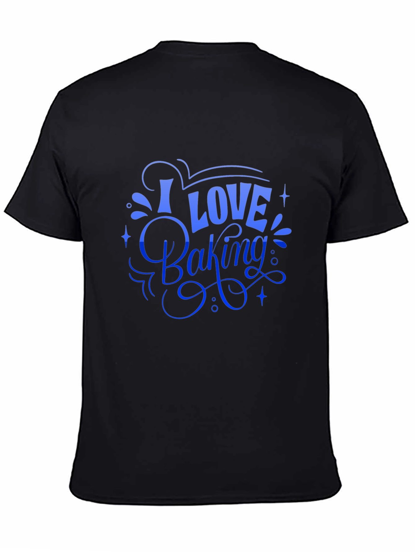I Love Baking Black T-Shirt