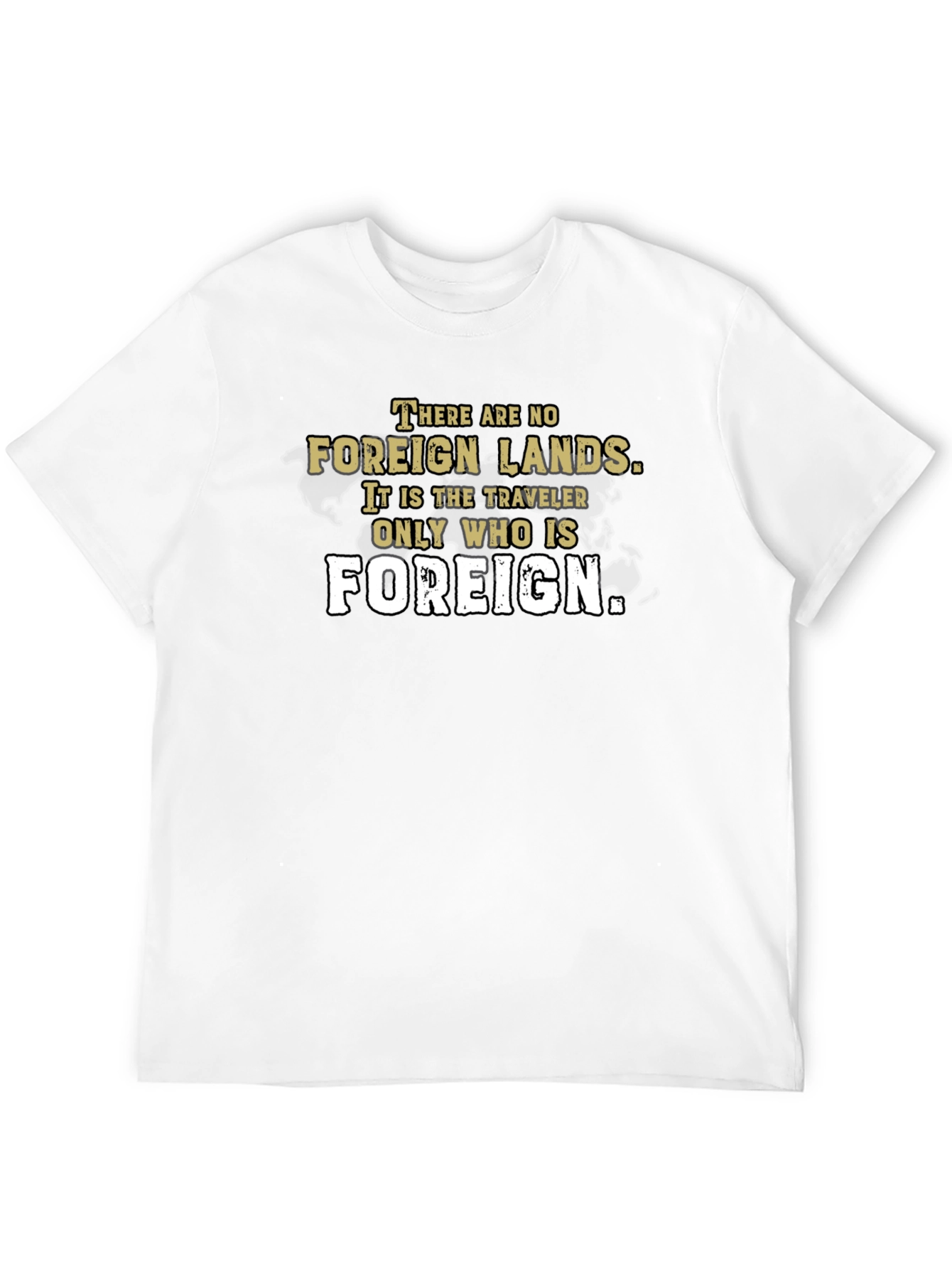 Foreign Lands Traveler T-Shirt - Unisex Black Tee