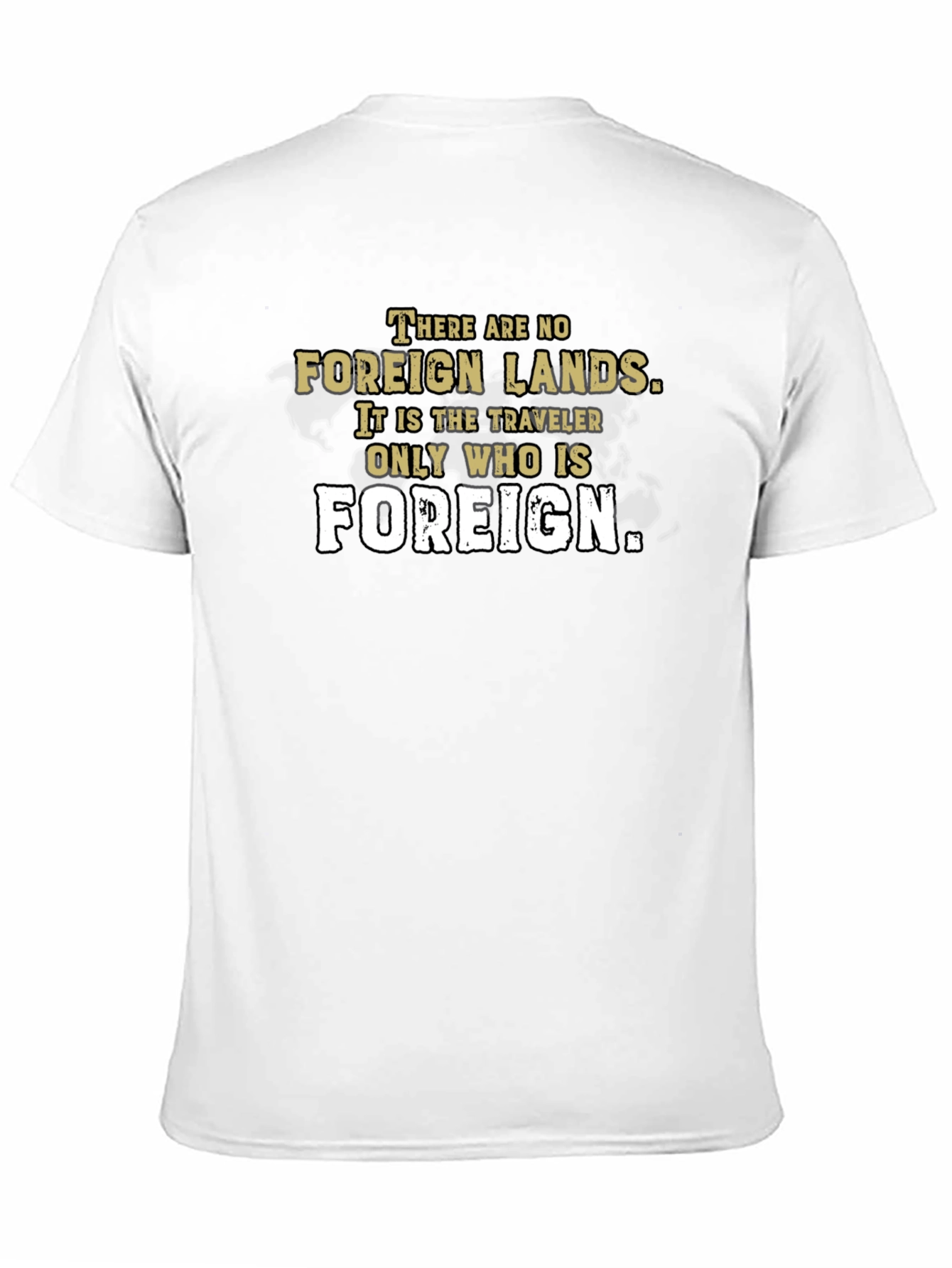 Foreign Lands Traveler T-Shirt - Unisex Black Tee