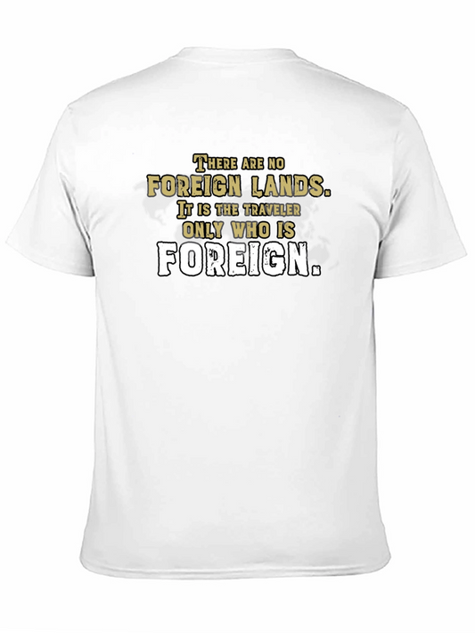 Foreign Lands Traveler T-Shirt - Unisex Black Tee