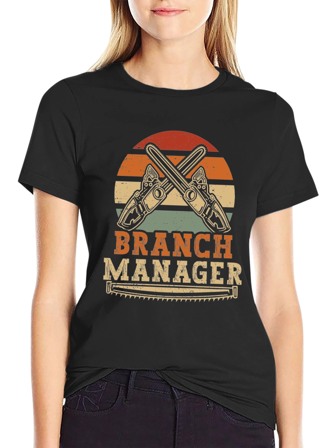 Branch Manager T-Shirt - Lumberjack Humor