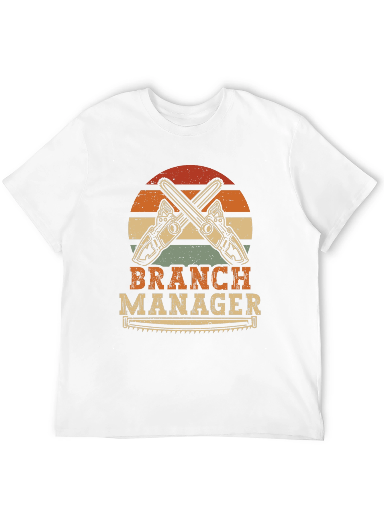 Branch Manager T-Shirt - Lumberjack Humor