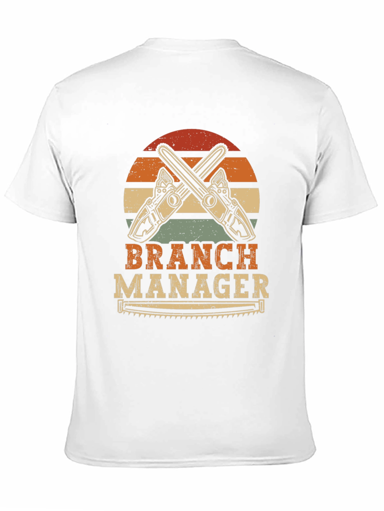 Branch Manager T-Shirt - Lumberjack Humor