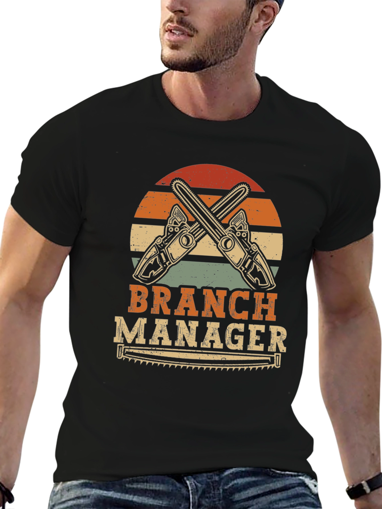 Branch Manager T-Shirt - Lumberjack Humor