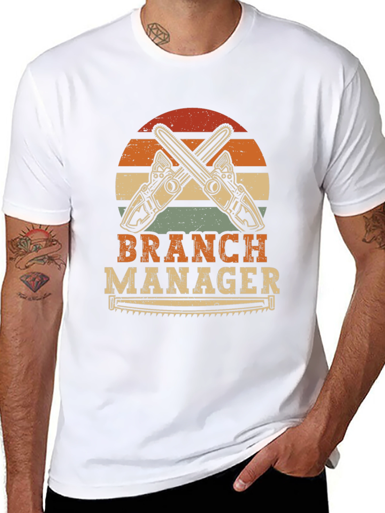 Branch Manager T-Shirt - Lumberjack Humor