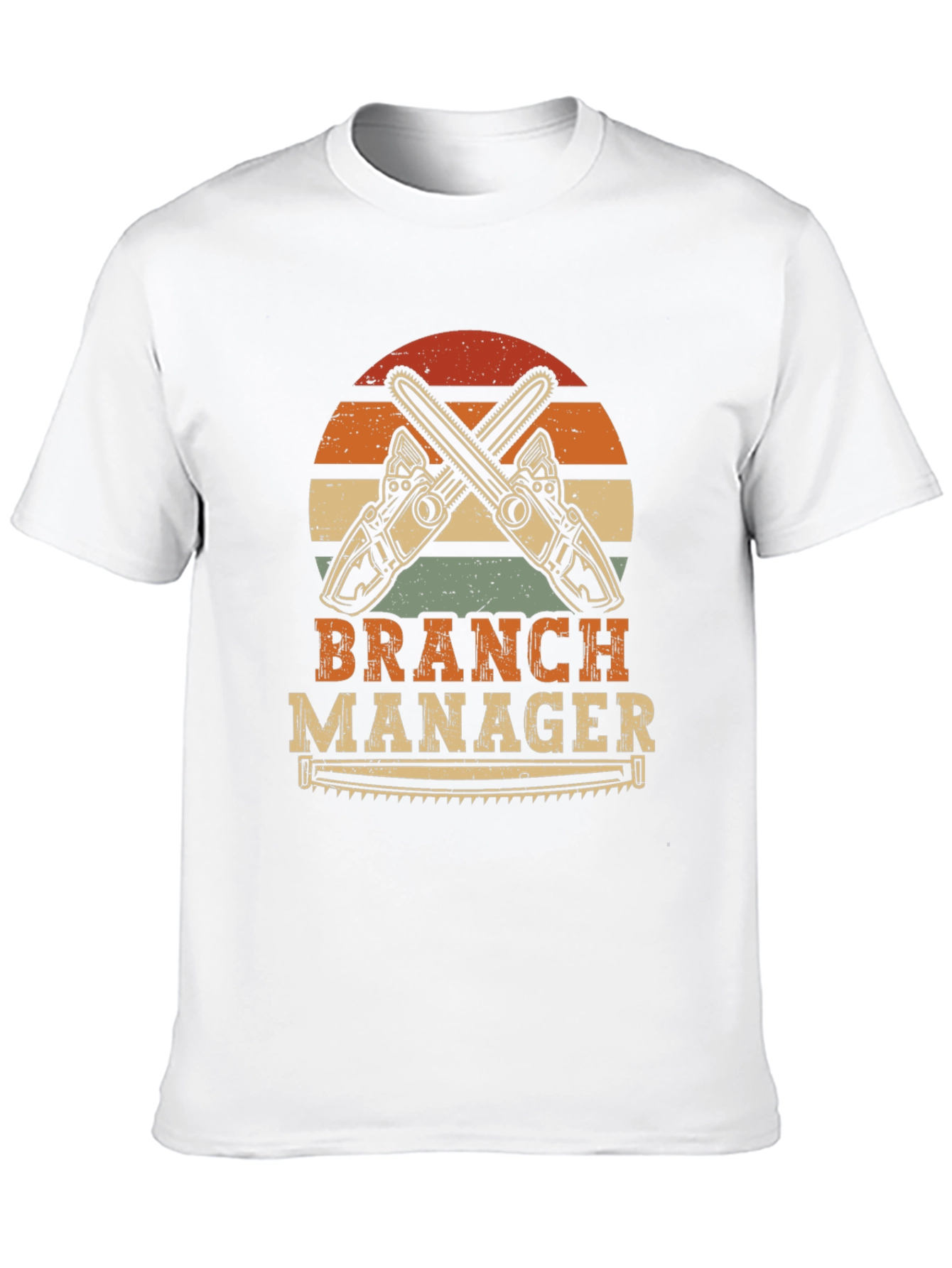 Branch Manager T-Shirt - Lumberjack Humor