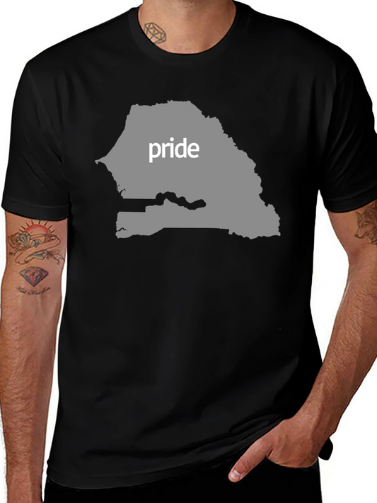 Senegal Pride T-Shirt - Black Cotton Tee