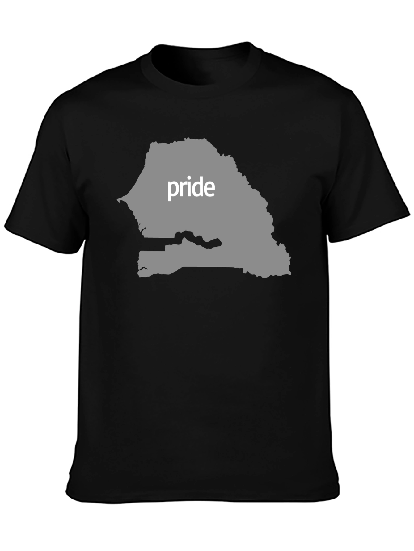 Senegal Pride T-Shirt - Black Cotton Tee