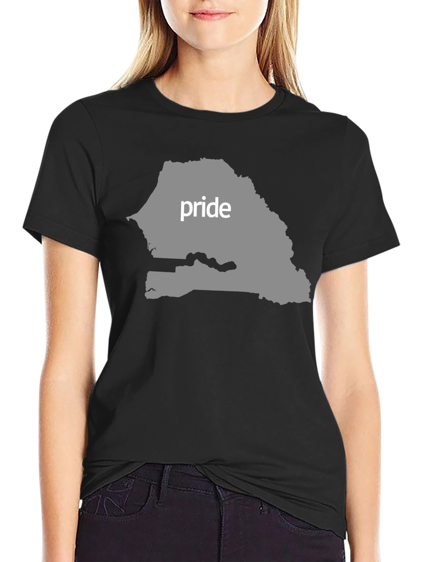 Senegal Pride T-Shirt - Black Cotton Tee