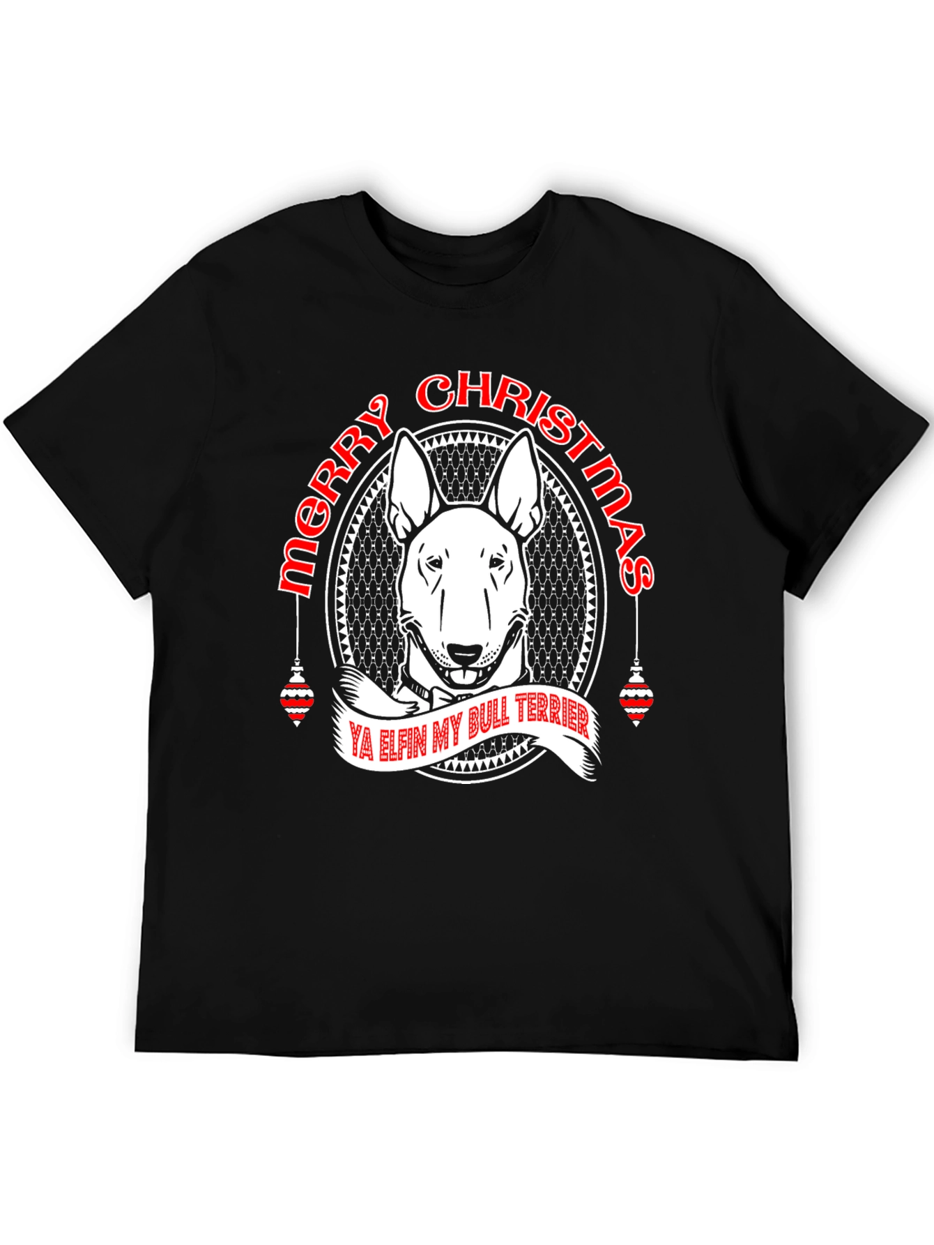 Merry Christmas Bull Terrier T-Shirt