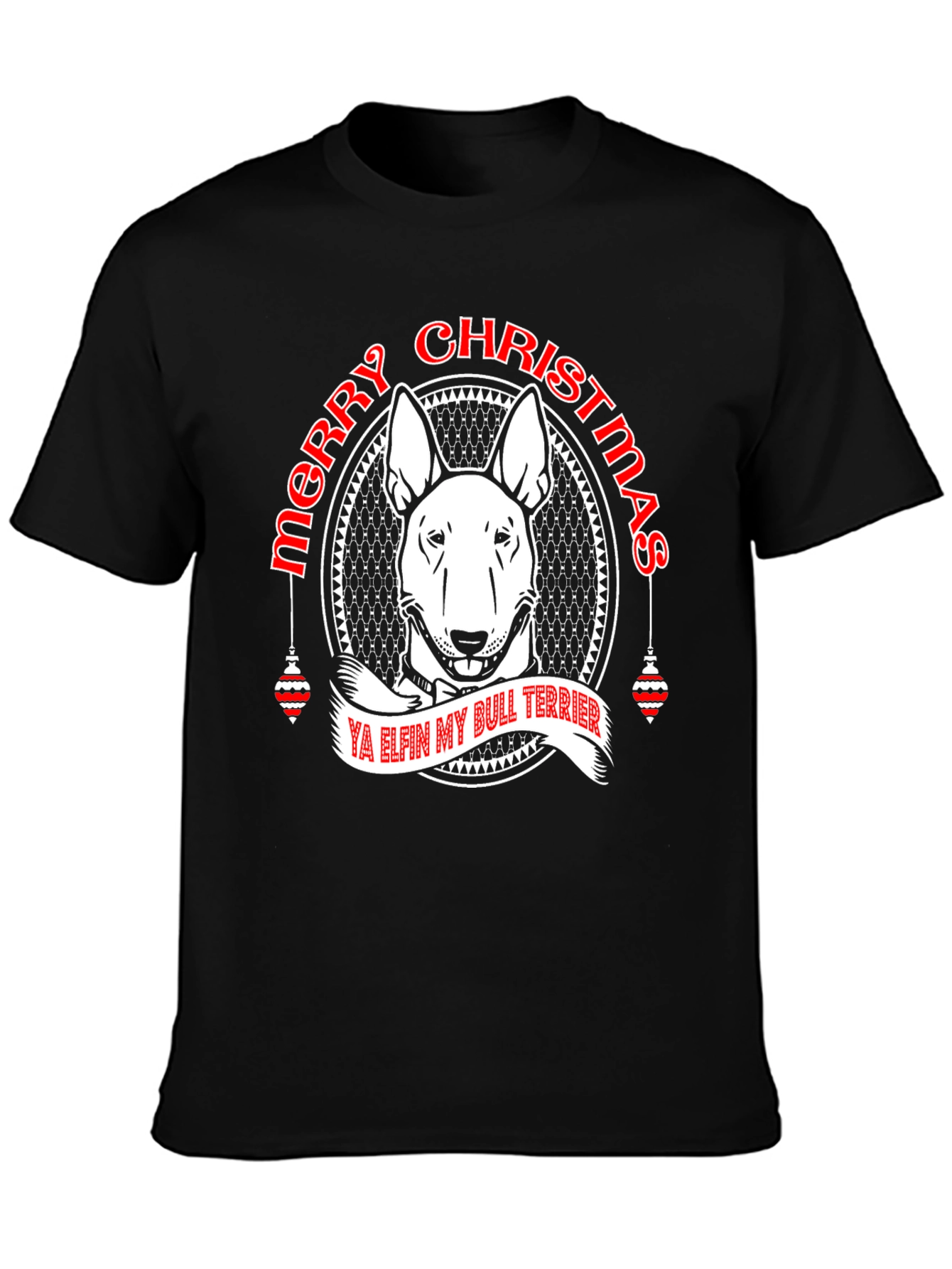 Merry Christmas Bull Terrier T-Shirt