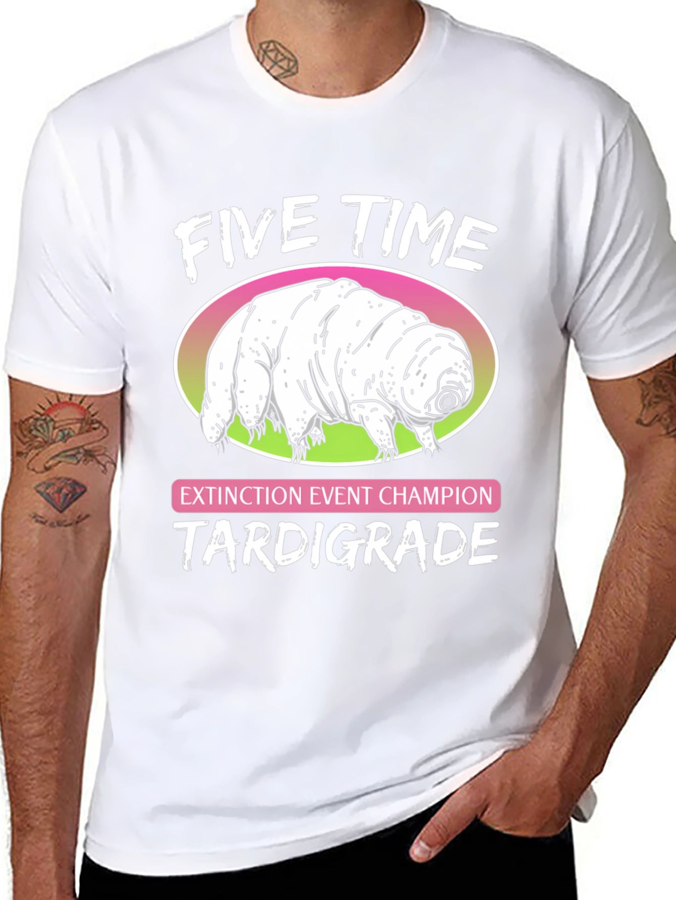 Five Time Extinction Event Champion Tardigrade T-Shirt