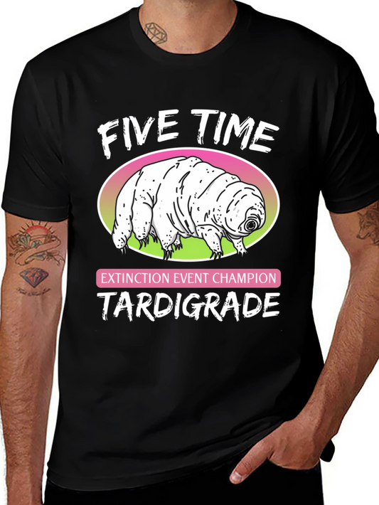 Five Time Extinction Event Champion Tardigrade T-Shirt