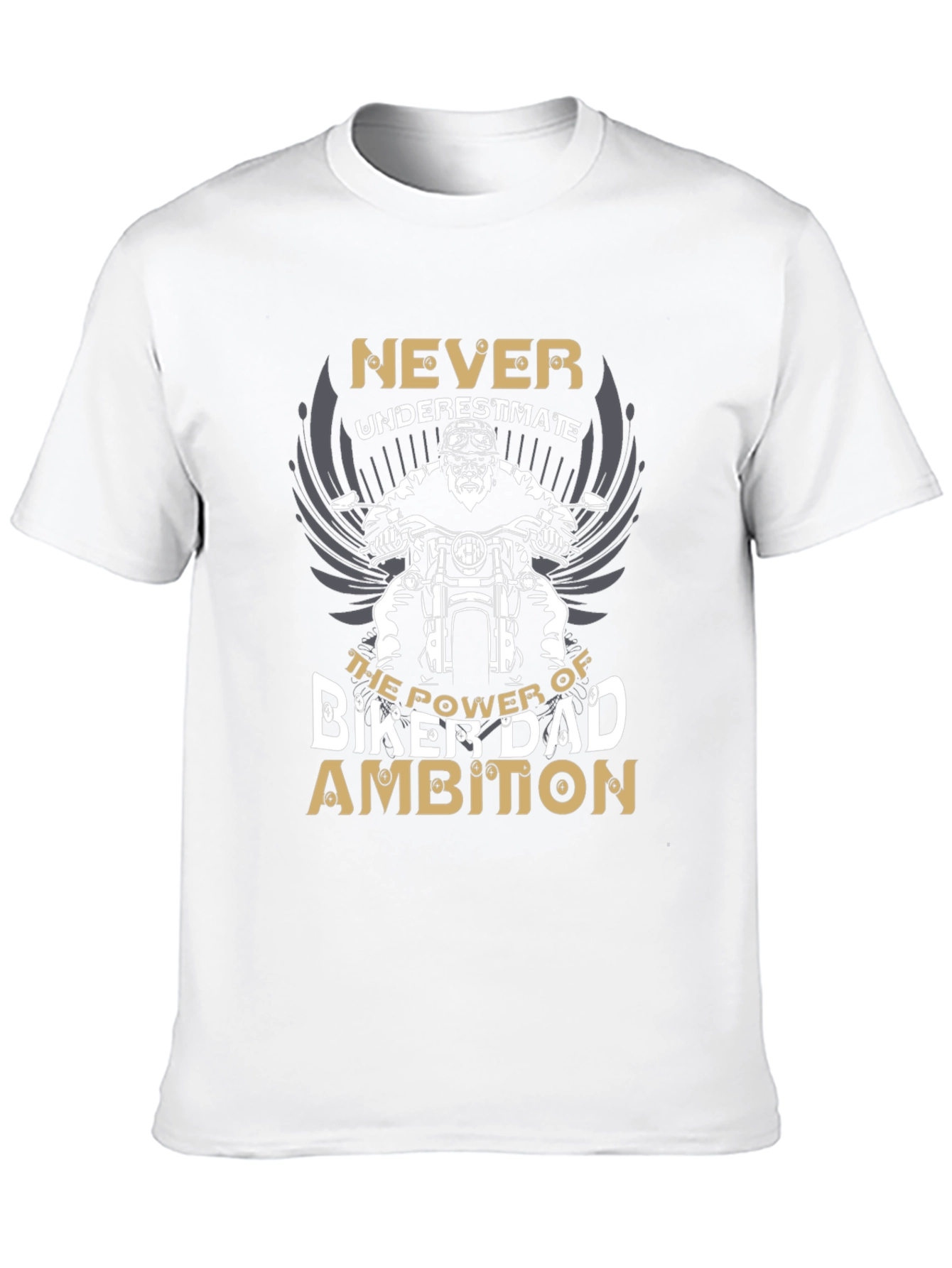 Biker Dad Ambition Graphic T-Shirt