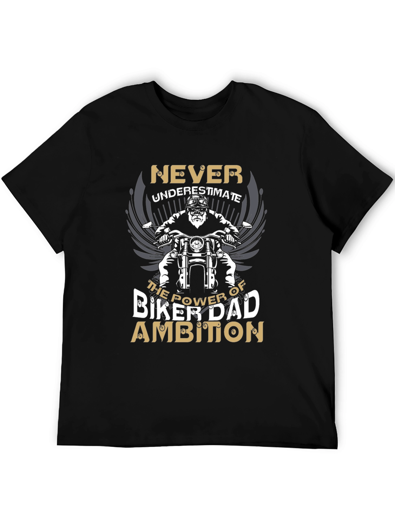 Biker Dad Ambition Graphic T-Shirt