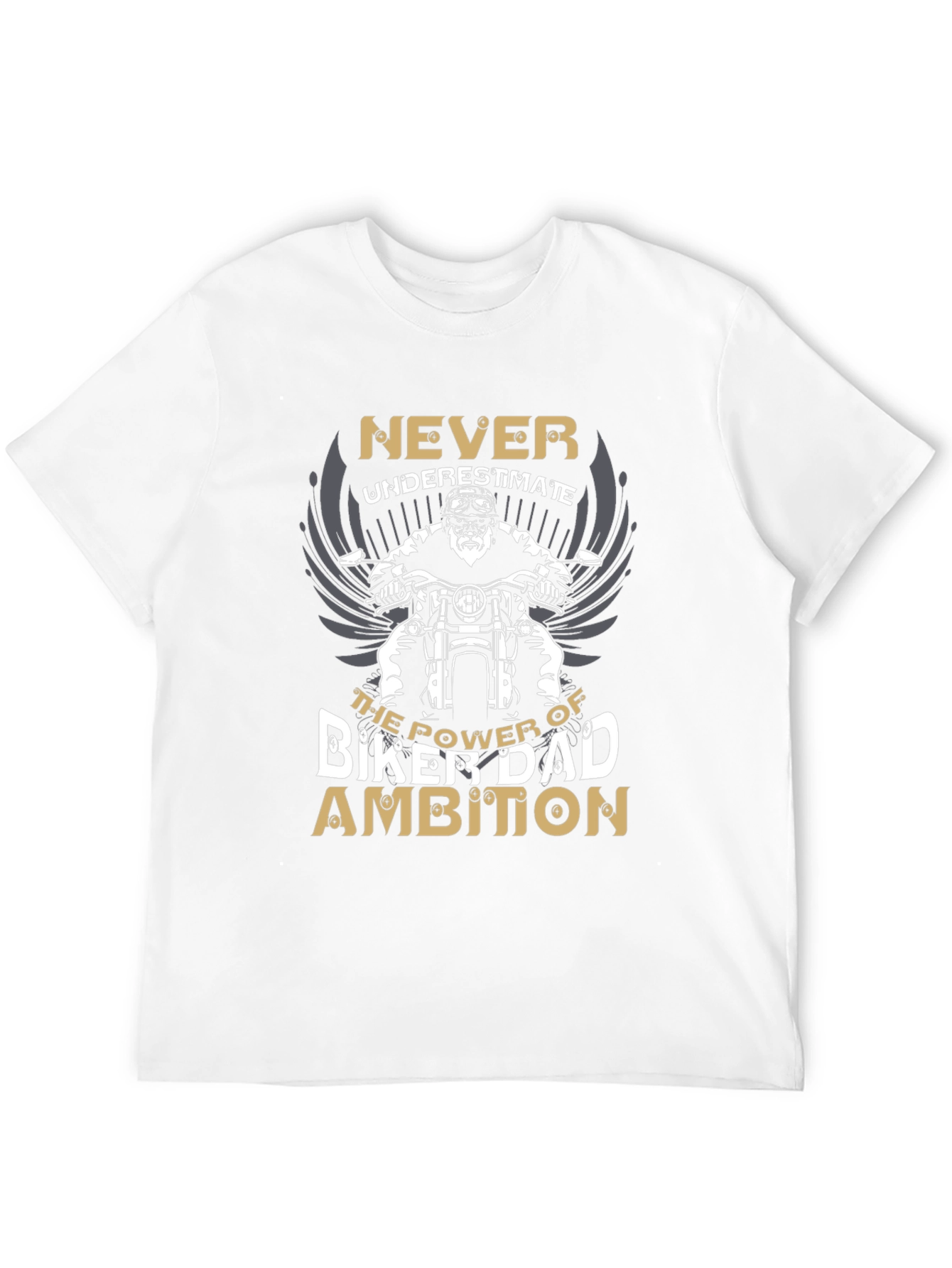 Biker Dad Ambition Graphic T-Shirt