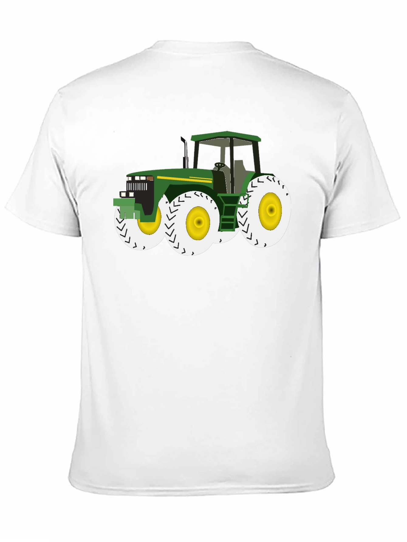 Tractor Graphic Tee - Black Cotton Blend