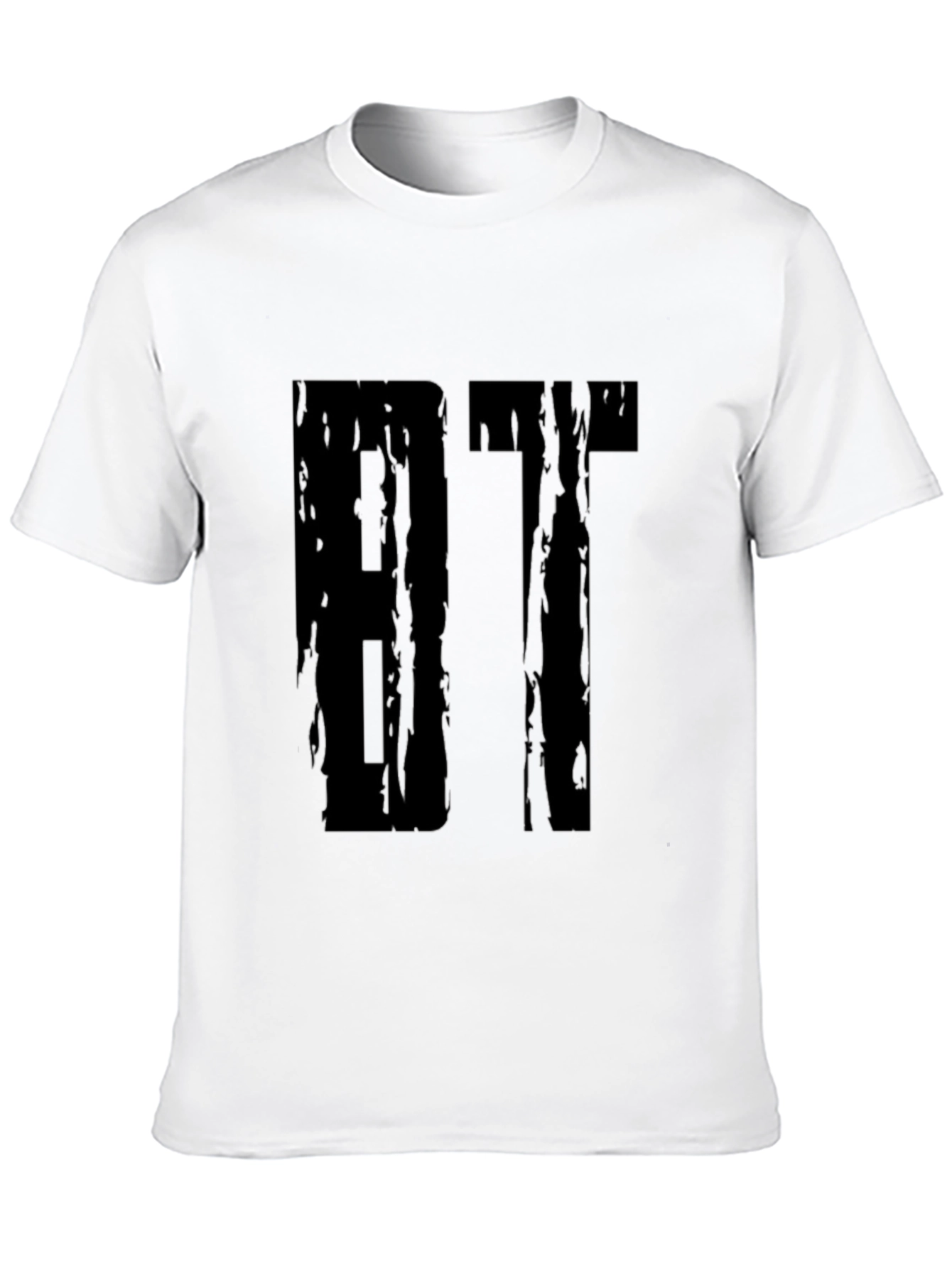 Distressed BT Graphic Black T-Shirt