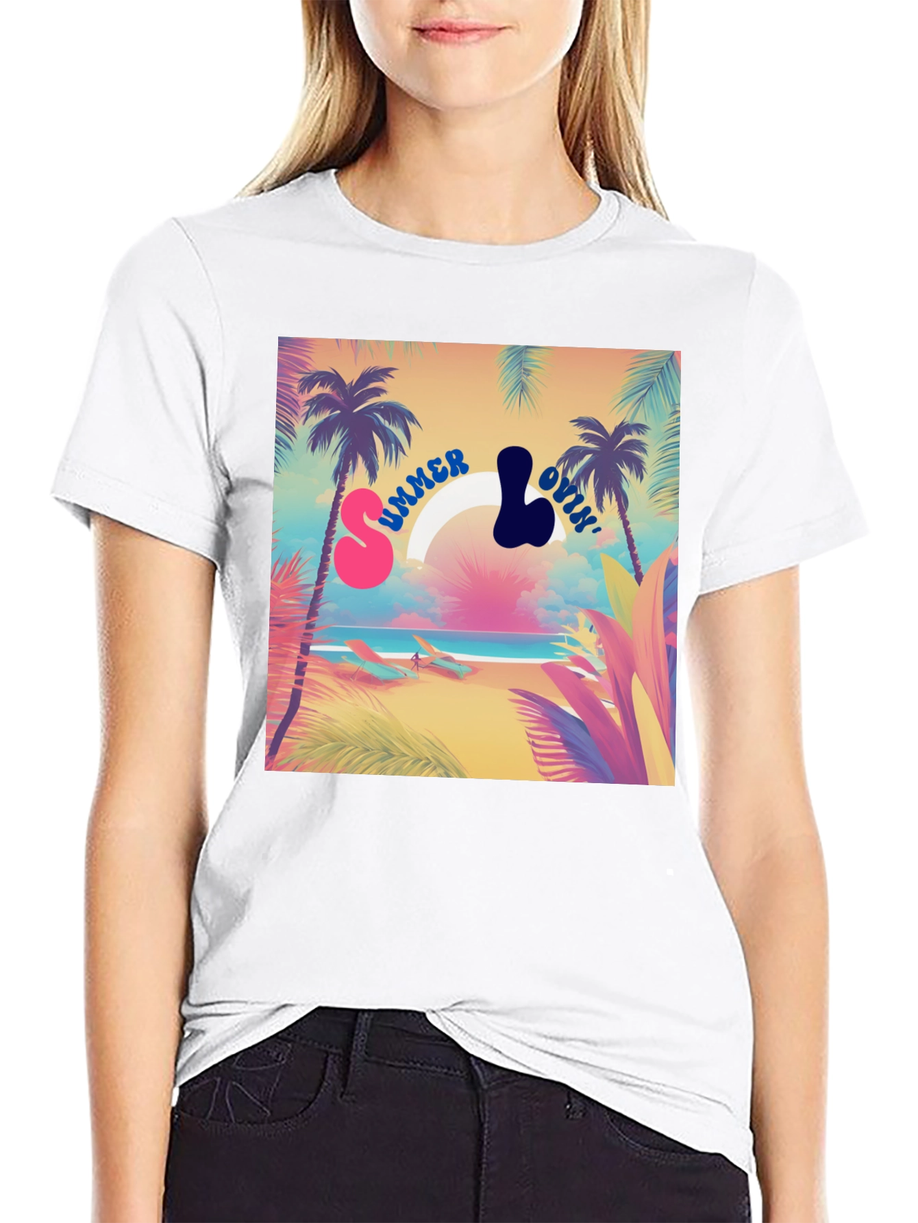 Summer Lovin Graphic Tee - Beach Vibes
