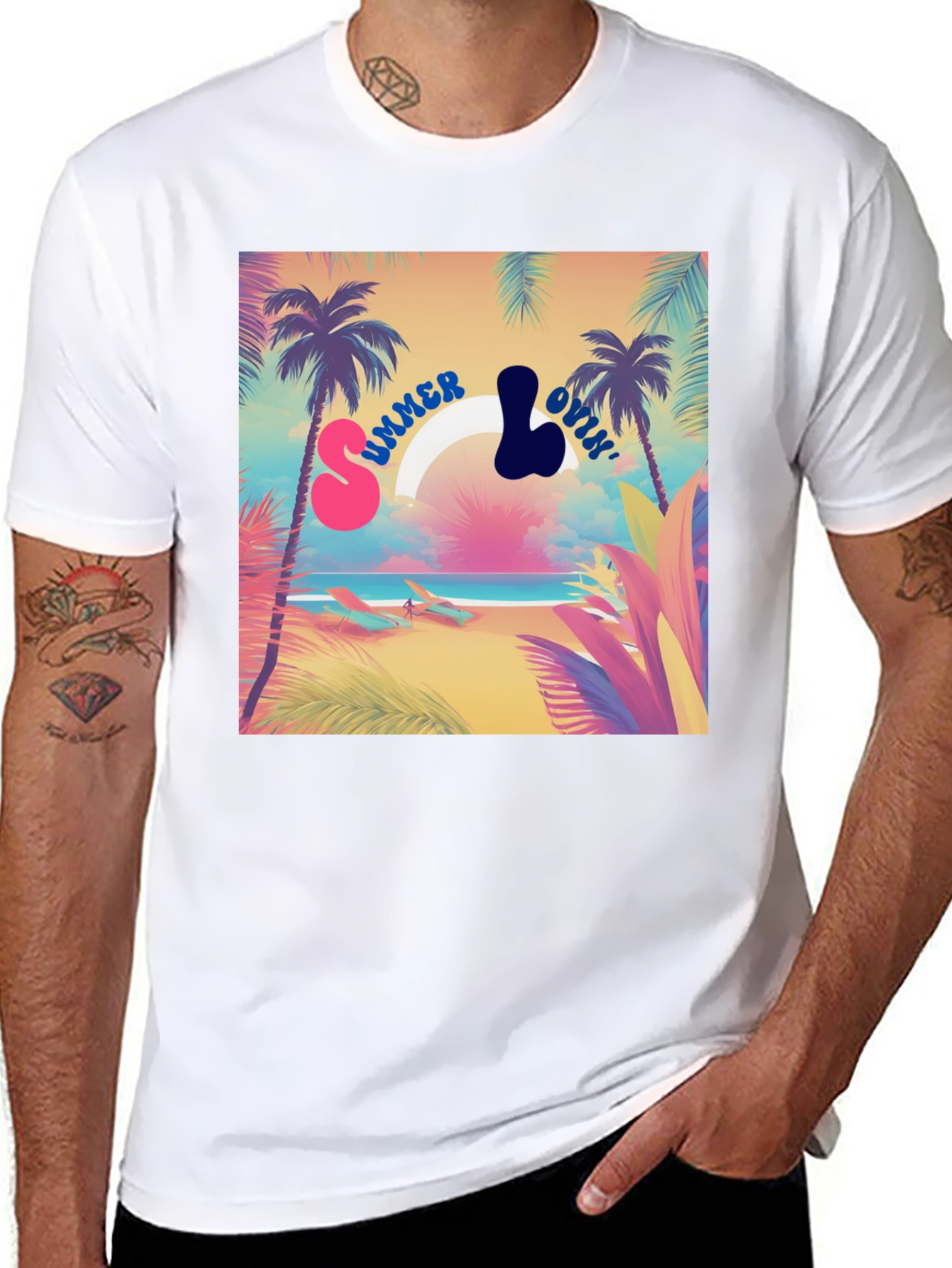 Summer Lovin Graphic Tee - Beach Vibes