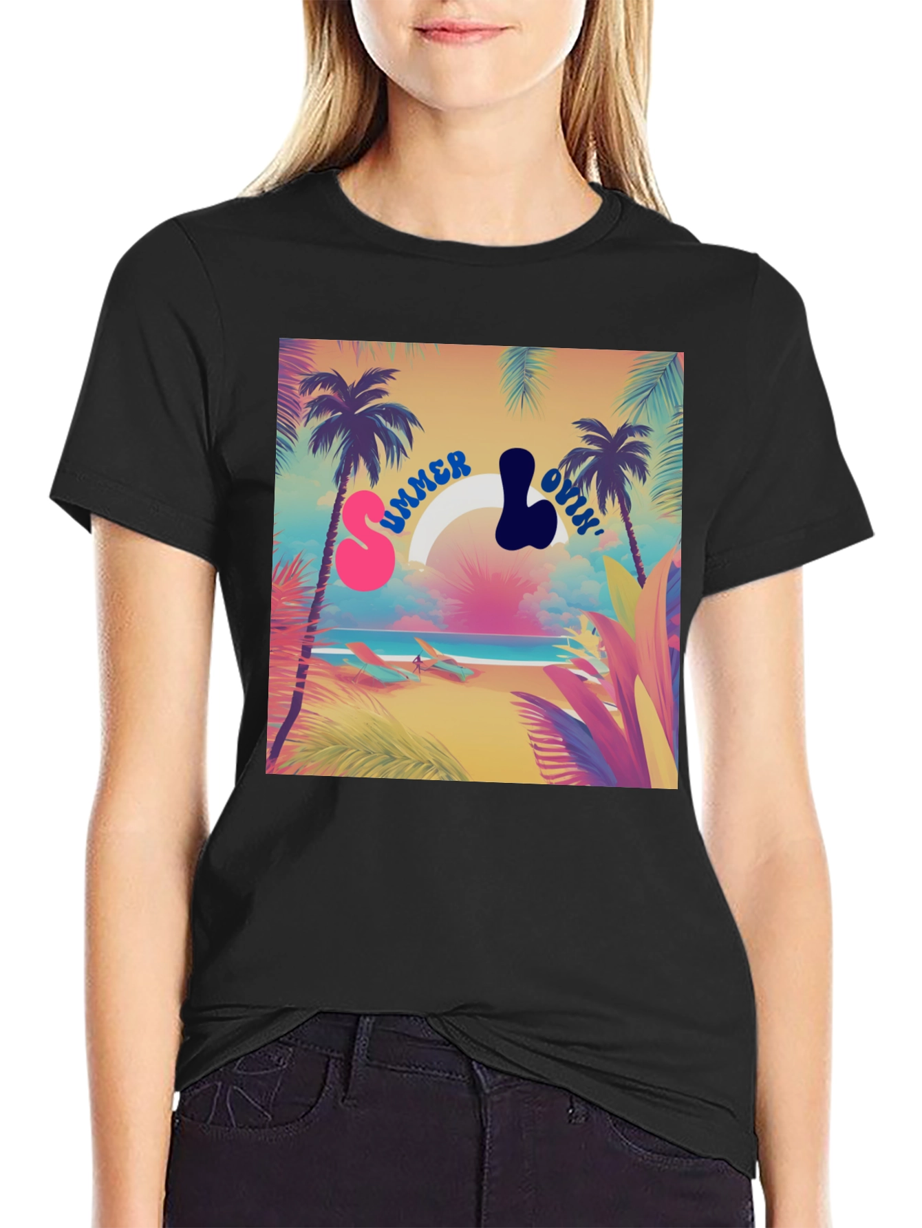 Summer Lovin Graphic Tee - Beach Vibes