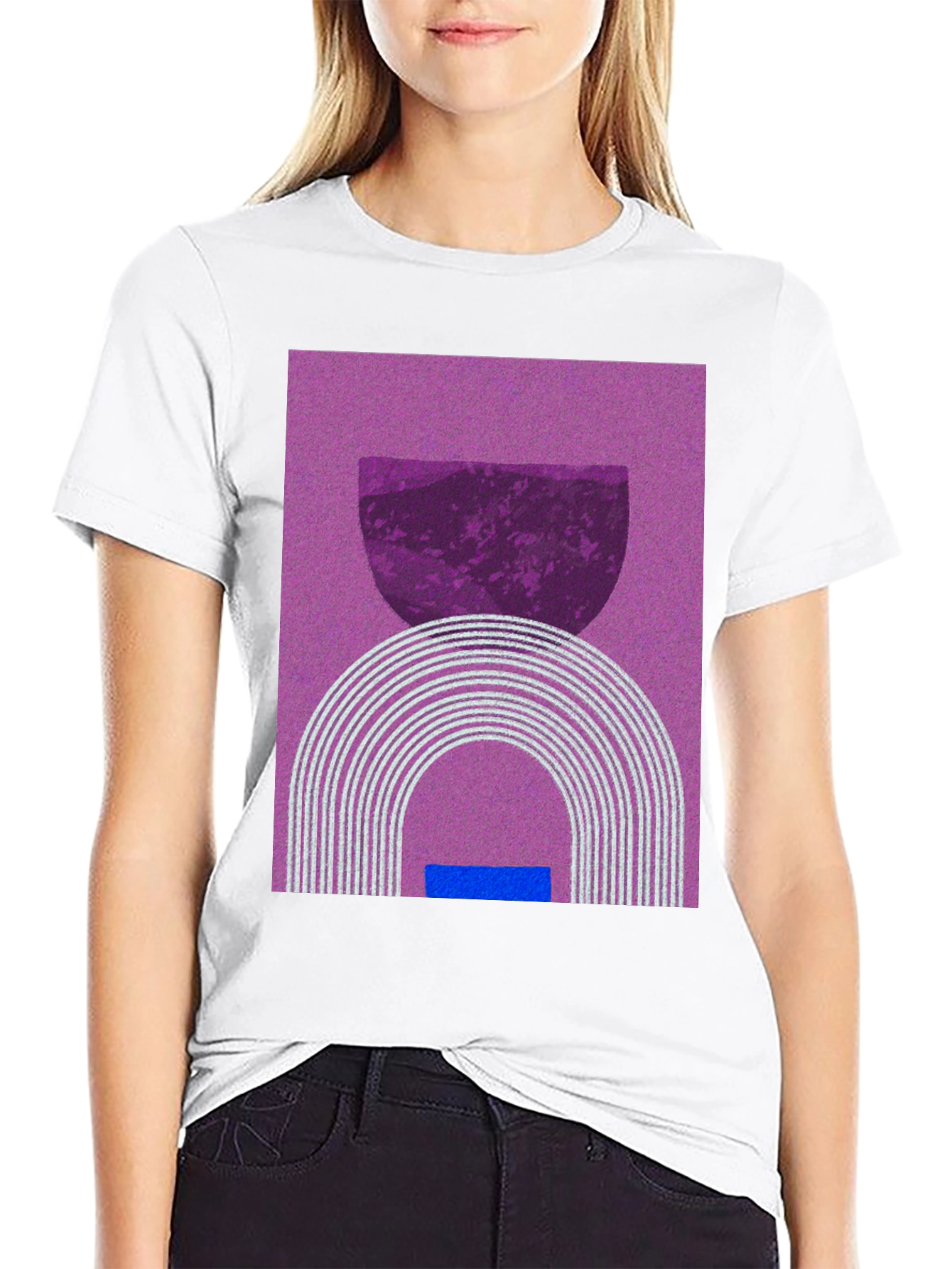 Abstract Graphic Tee - Modern Art Shirt