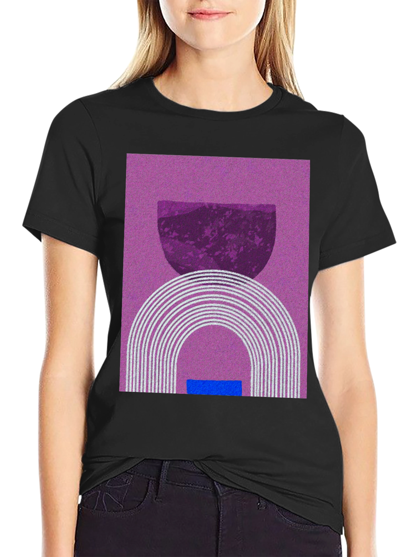 Abstract Graphic Tee - Modern Art Shirt