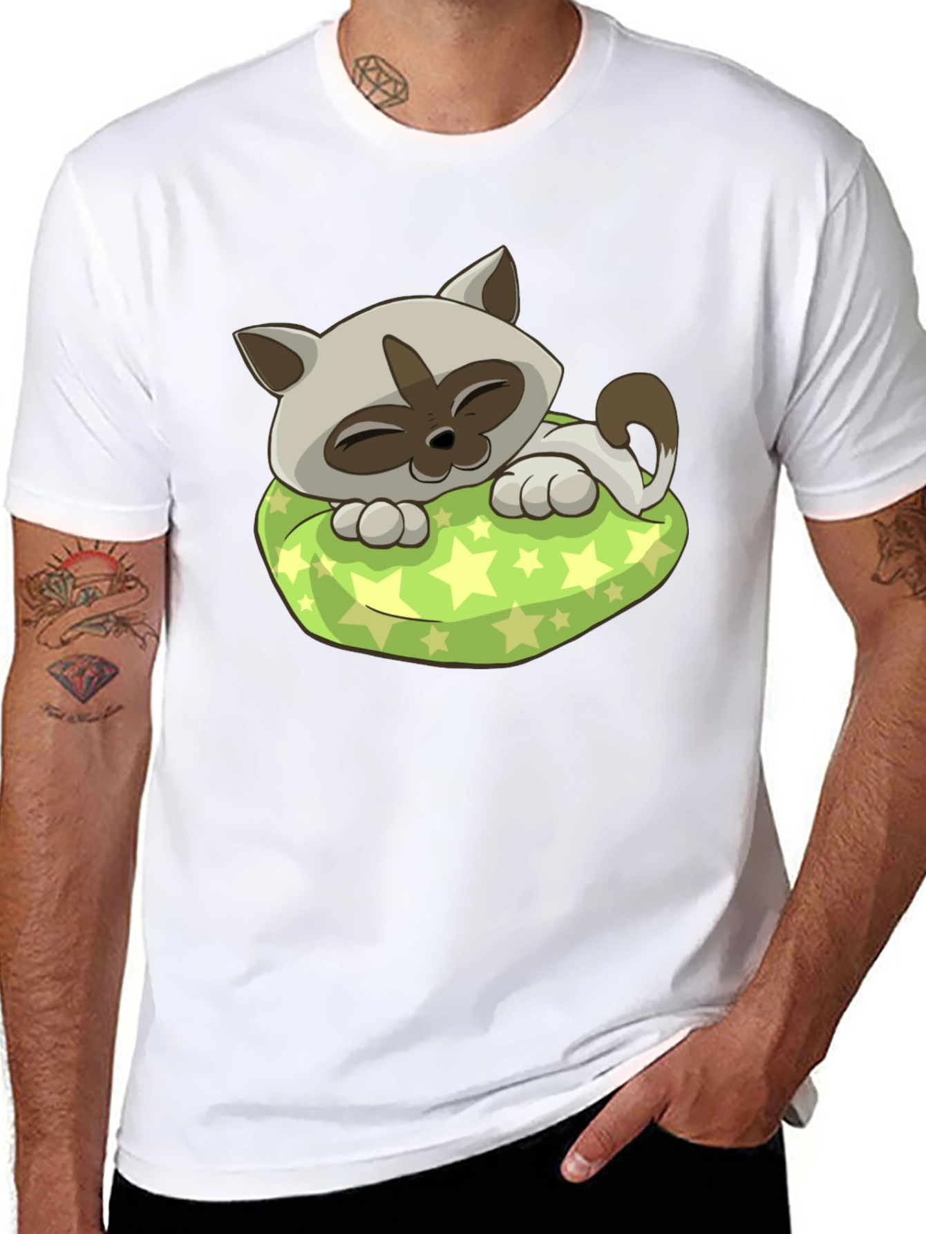 Cute Raccoon Nap T-Shirt - Soft & Comfy