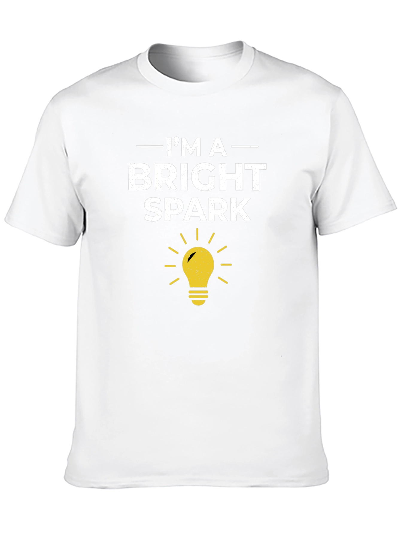 Bright Spark T-Shirt - Black Cotton Tee