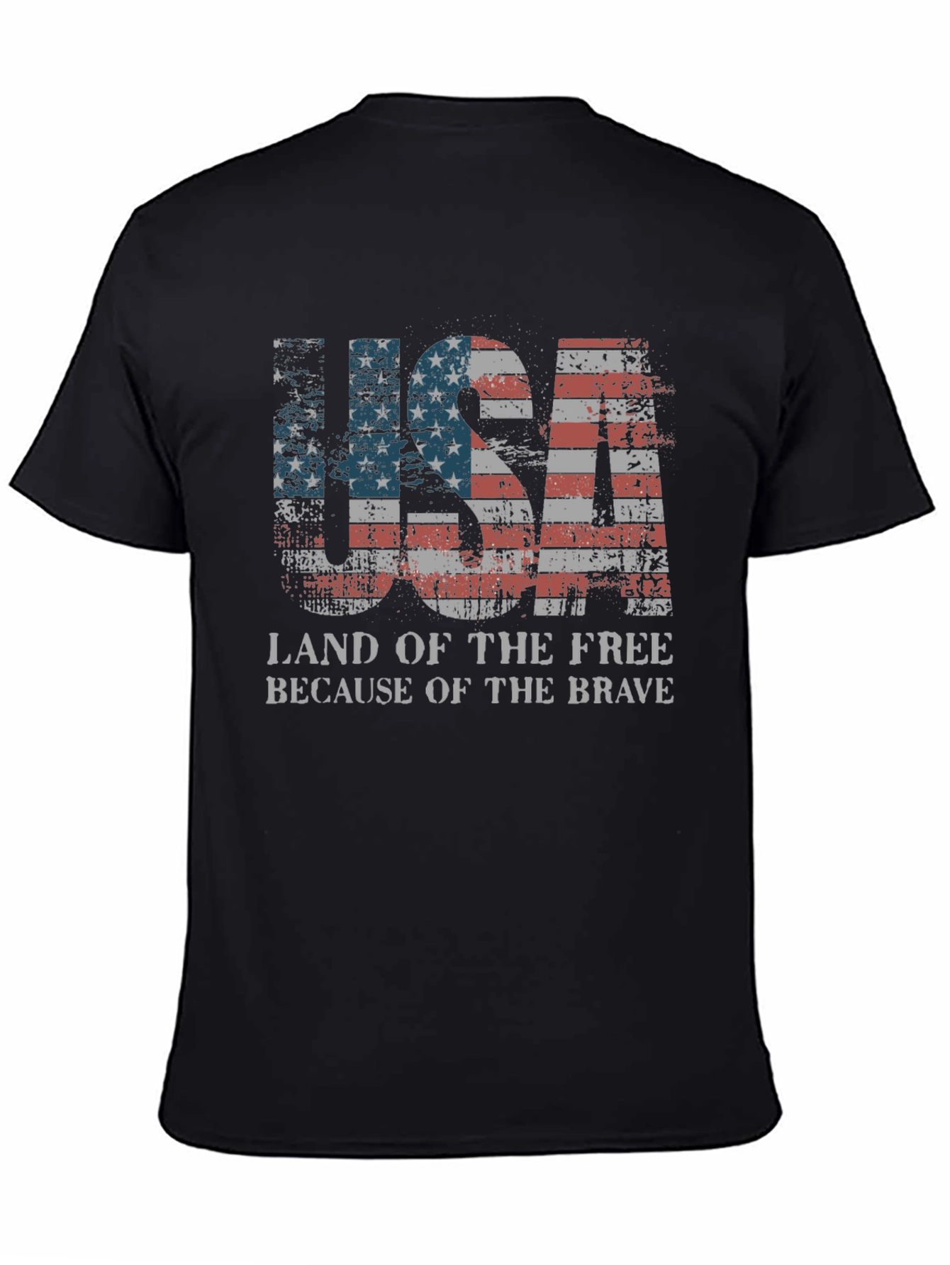 USA Land of the Free Graphic Tee