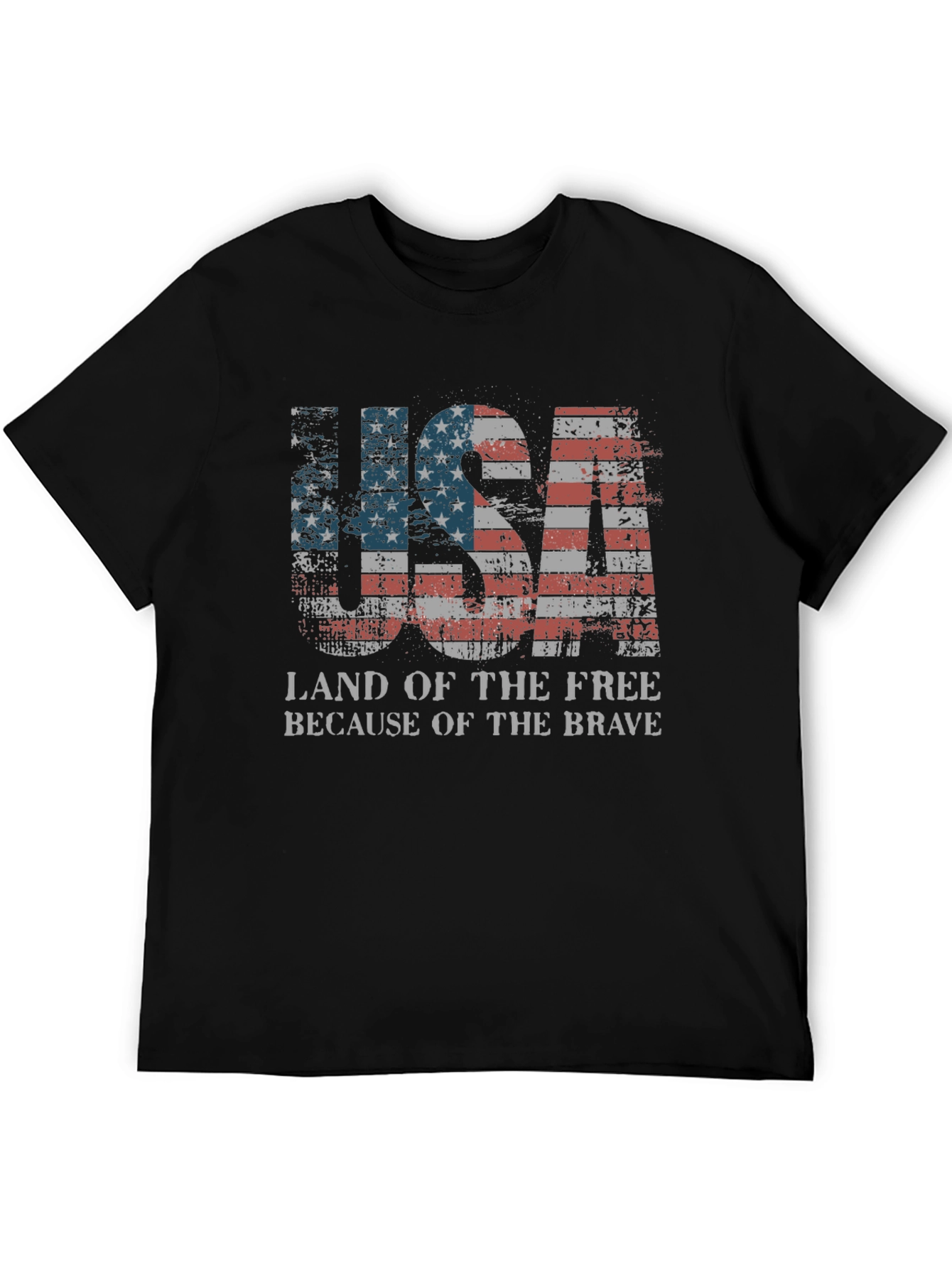 USA Land of the Free Graphic Tee
