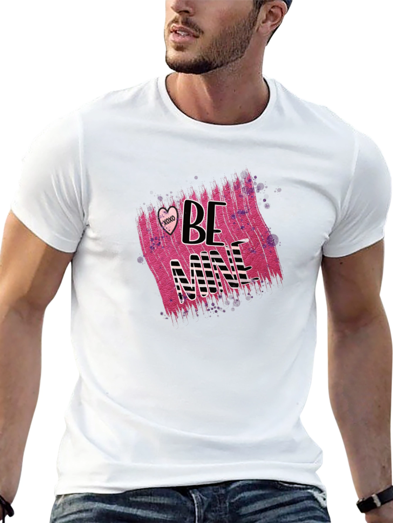Be Mine Valentines Day Graphic T-Shirt