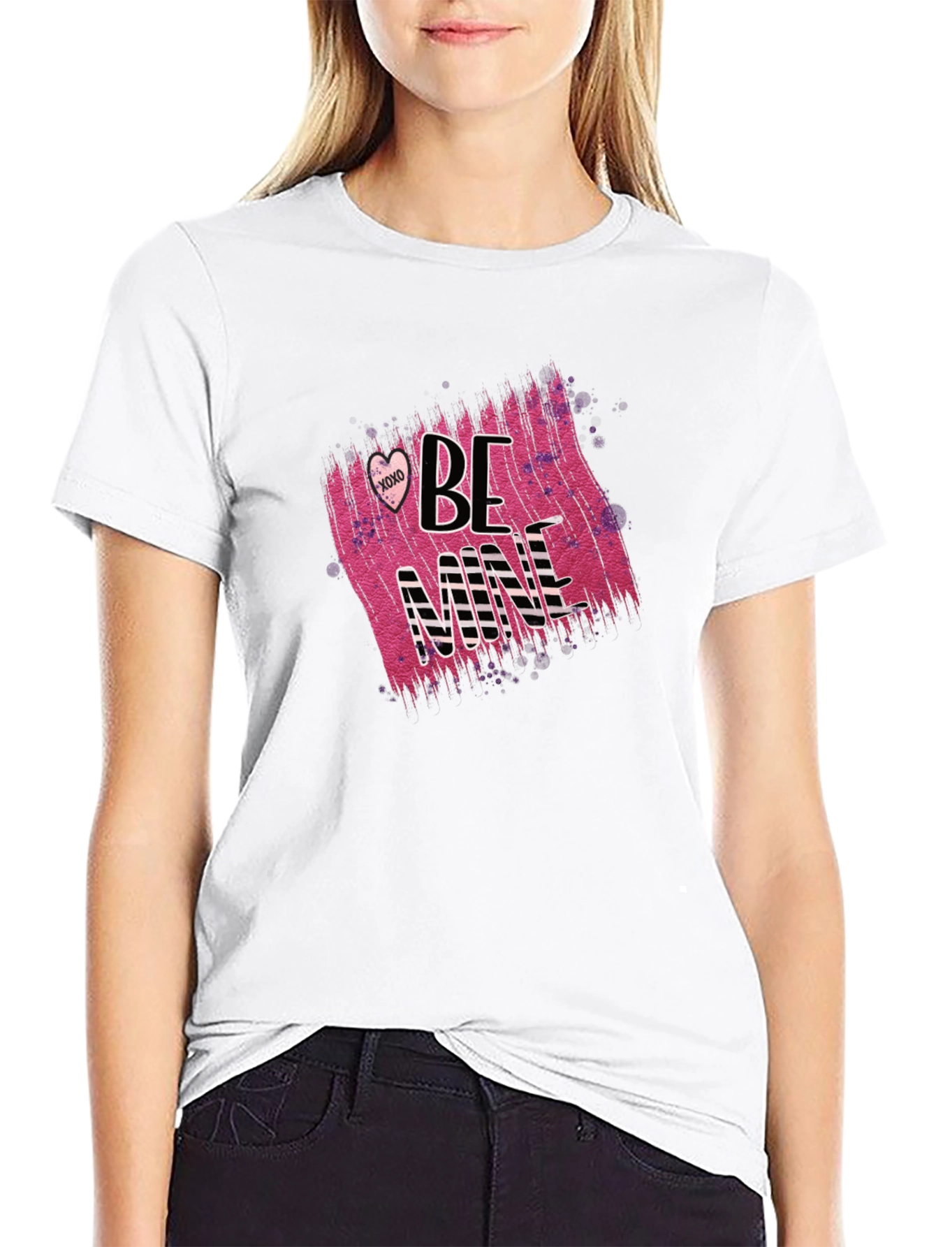 Be Mine Valentines Day Graphic T-Shirt