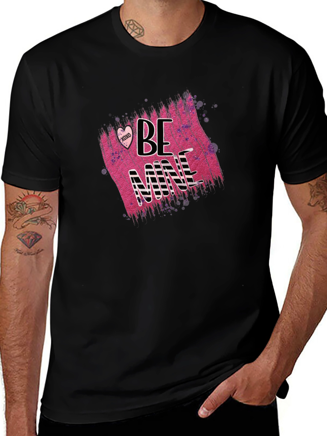 Be Mine Valentines Day Graphic T-Shirt