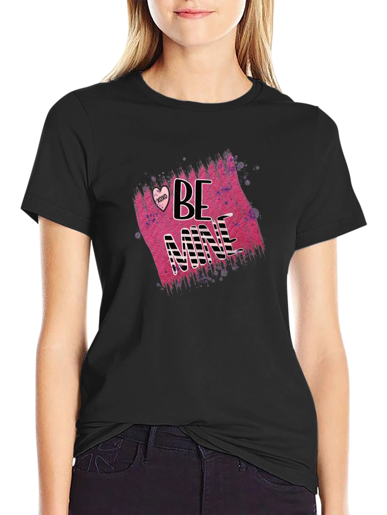 Be Mine Valentines Day Graphic T-Shirt
