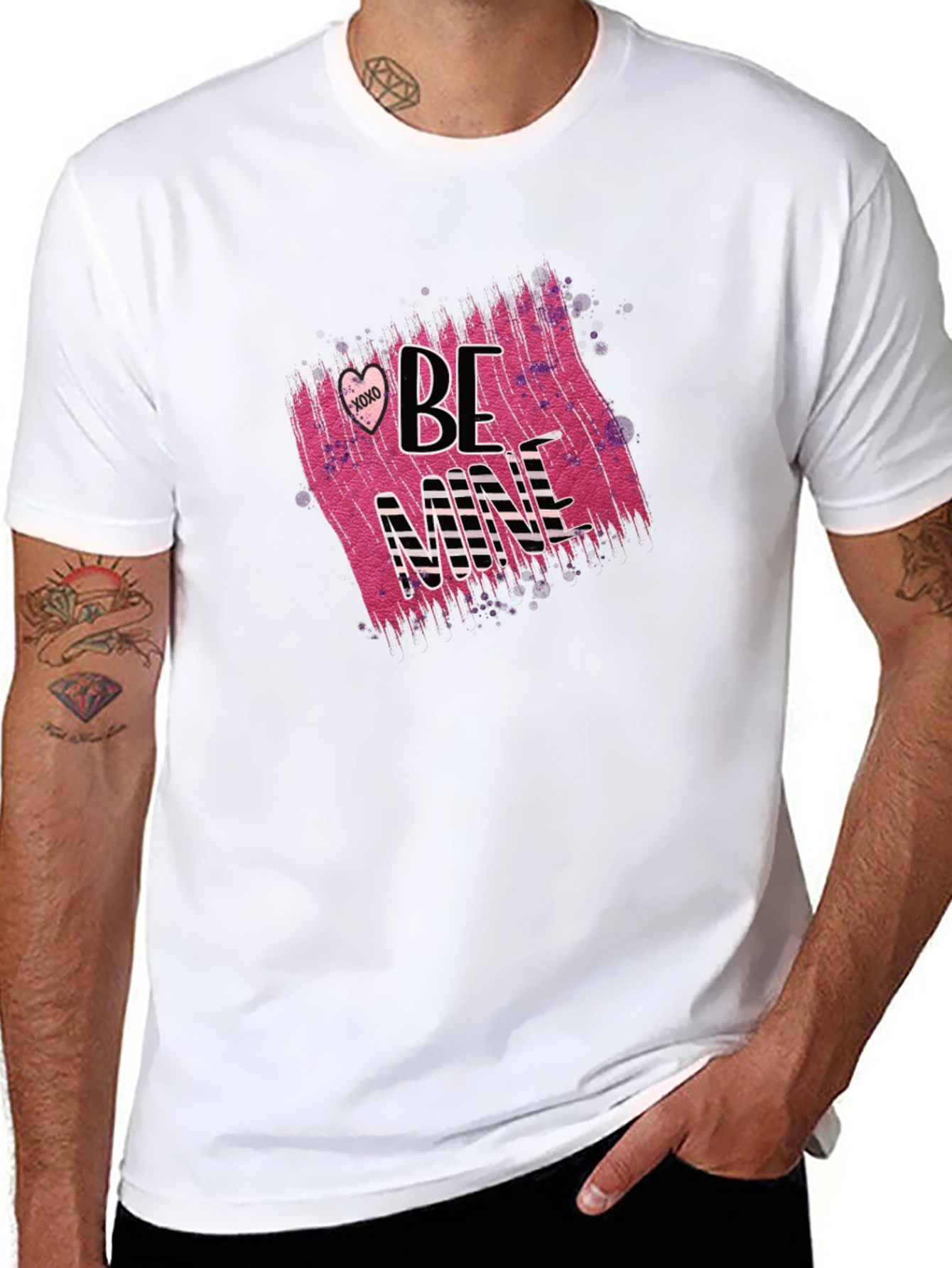 Be Mine Valentines Day Graphic T-Shirt
