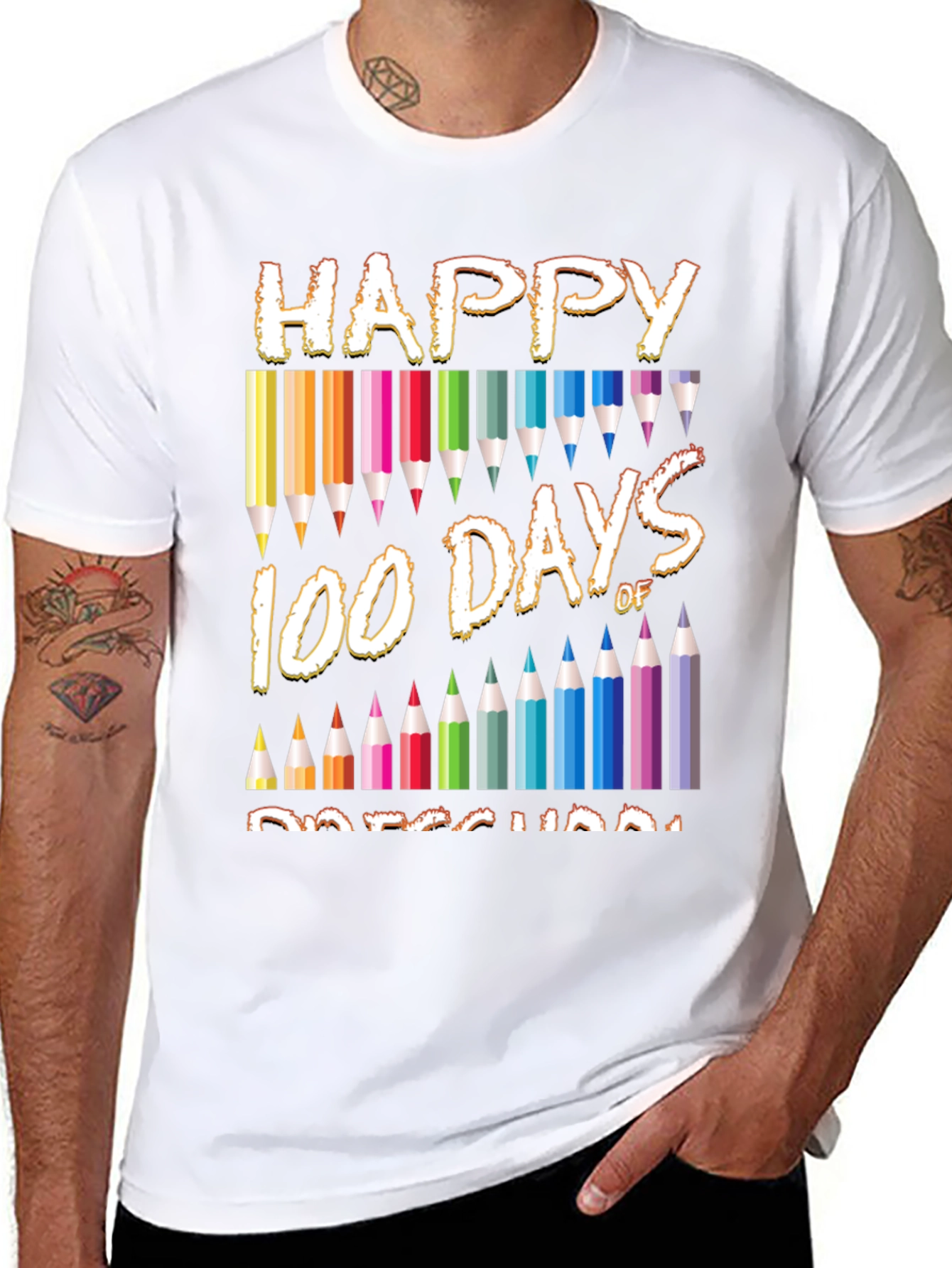 Happy 100 Days of Preschool T-Shirt