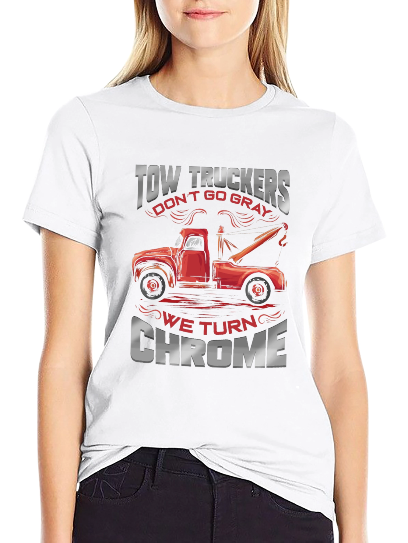 Tow Truckers Chrome T-Shirt