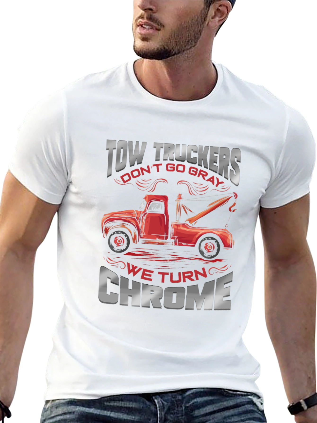 Tow Truckers Chrome T-Shirt