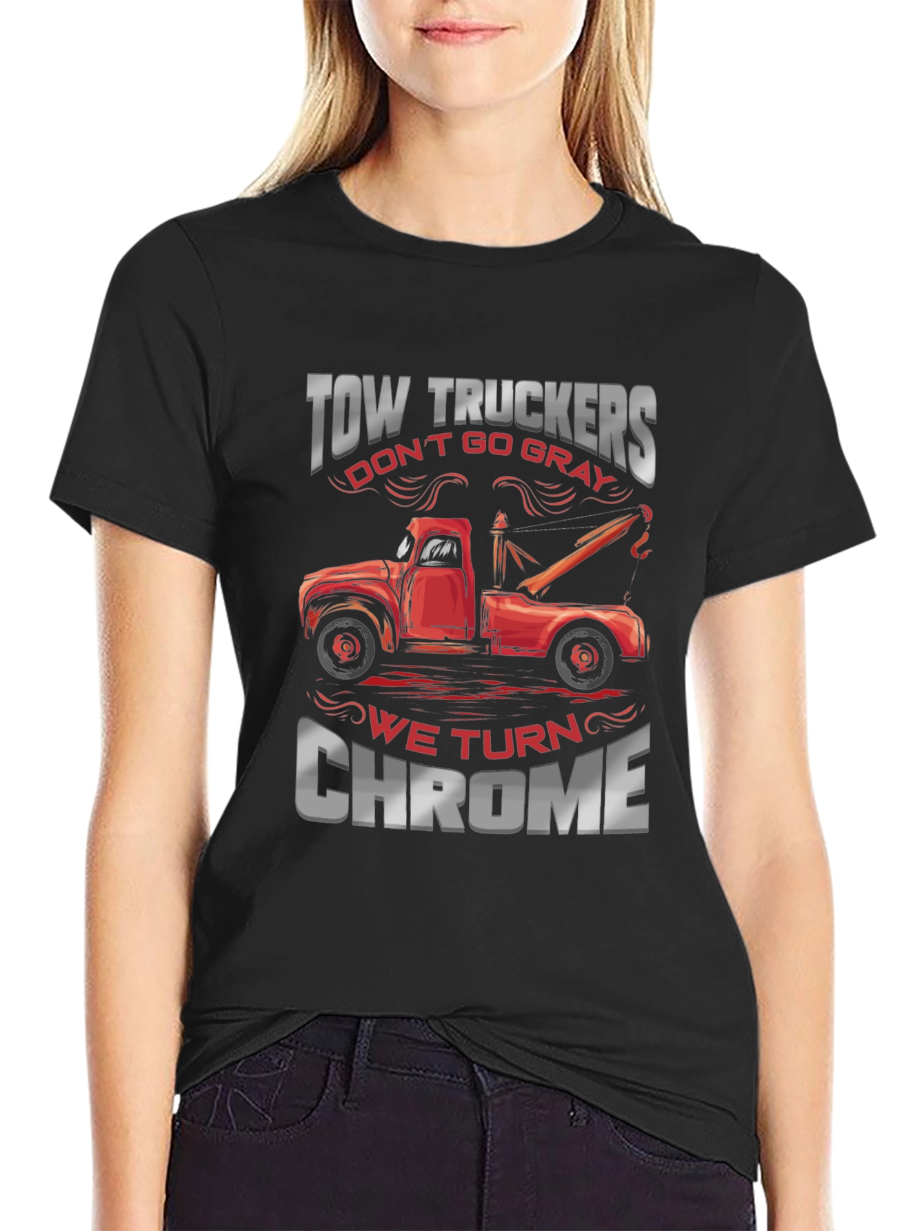Tow Truckers Chrome T-Shirt
