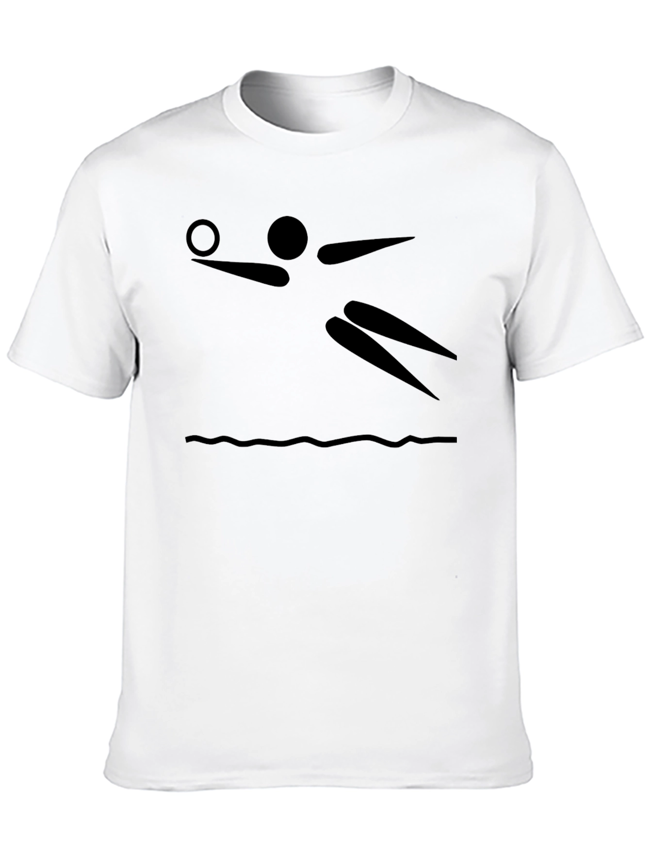 Black Volleyball Graphic Tee