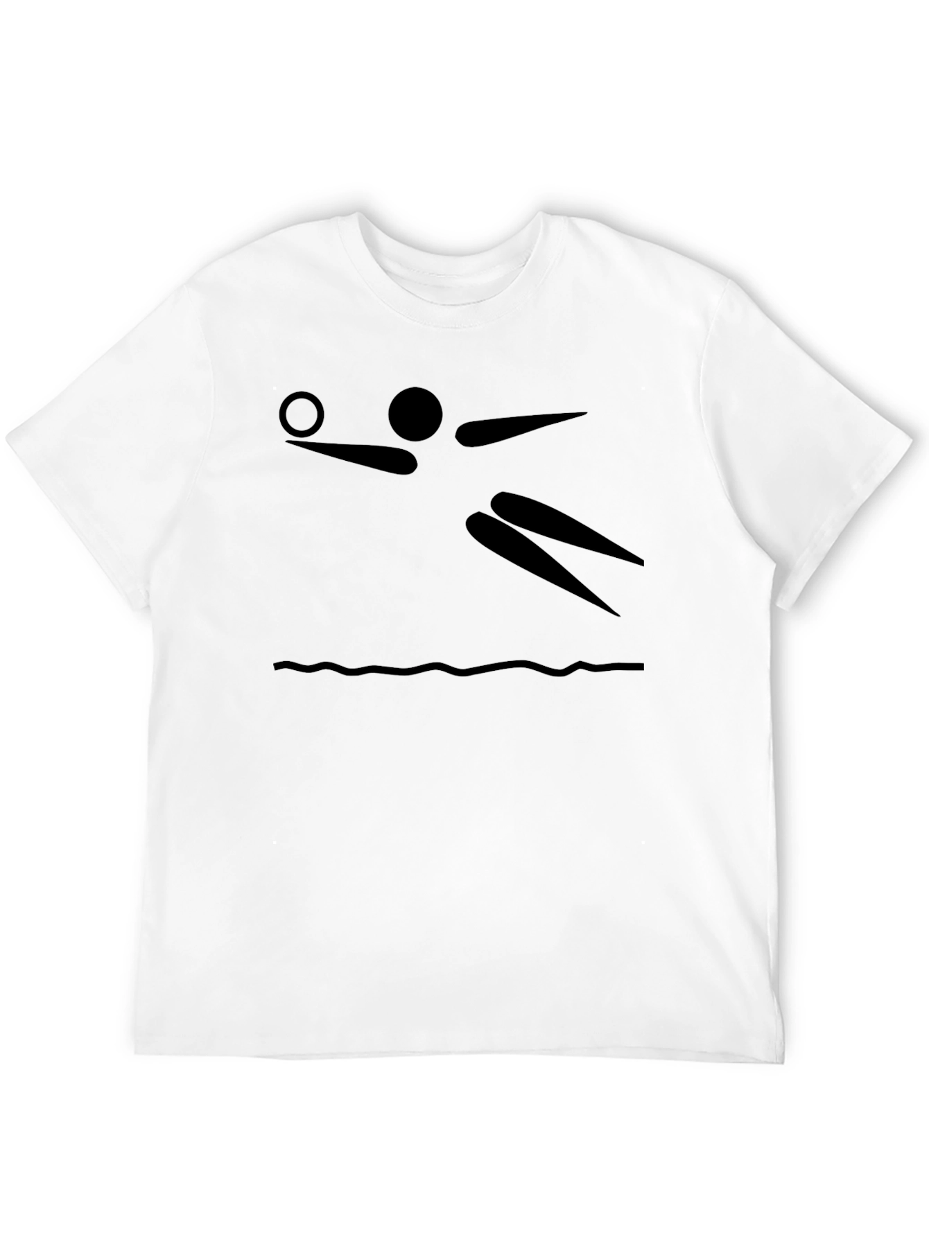 Black Volleyball Graphic Tee