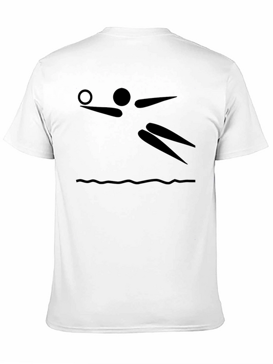 Black Volleyball Graphic Tee