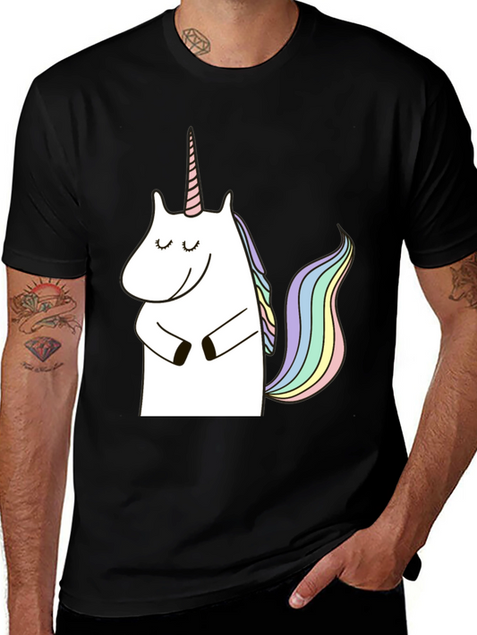 Unicorn Graphic Black T-Shirt
