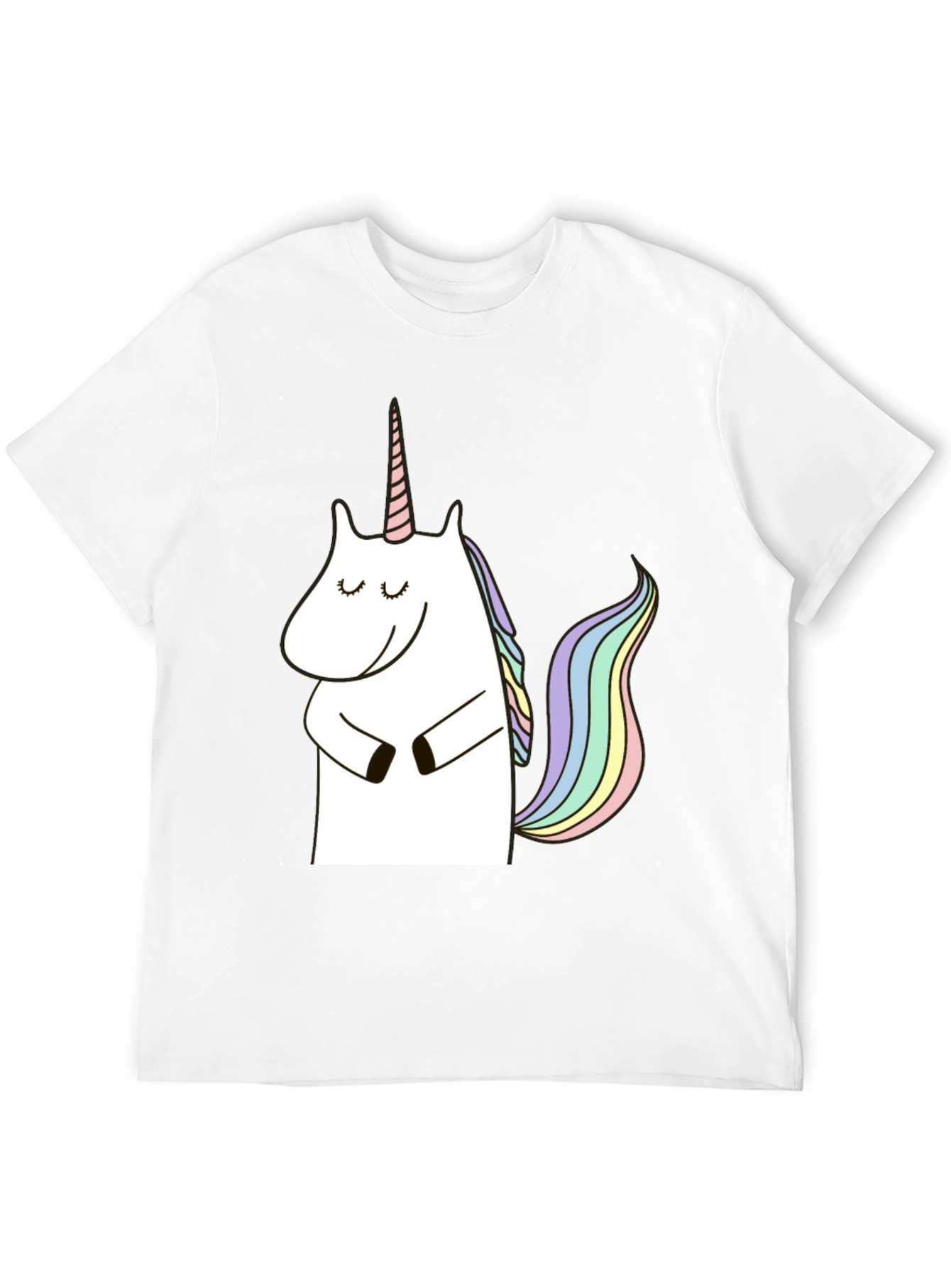 Unicorn Graphic Black T-Shirt